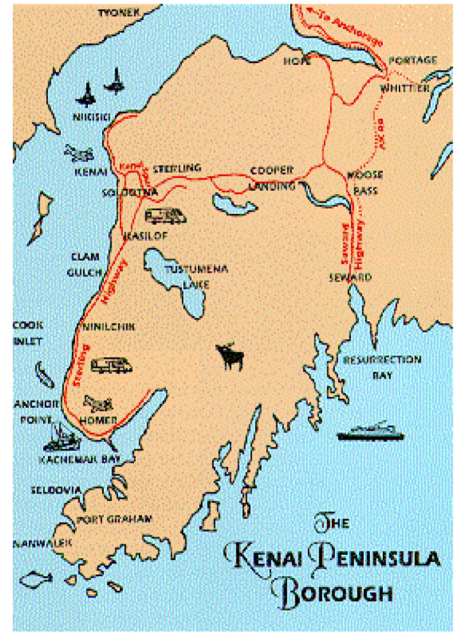 Kenai River And Cooper Landing Alaska Maps Including The Upper Middle And Lower Kenai River